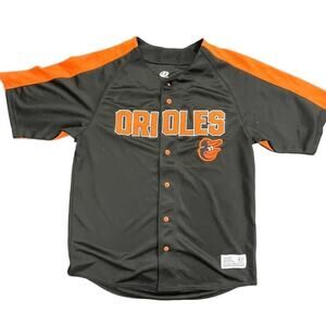 Lady’s Y2K 90s Baltimore Orioles Dynasty Jersey Size Large Button up shirt MLB